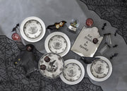 Halloween Cat Hors Doeuvres Tray by Lenox – 12.5" x 12.5" x 1.3", Porcelain, Black, Model 899236