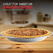 Stock Your Home 1 Count / Silver / 30 Pack Pie Pans