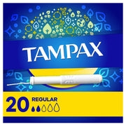 Cardboard Applicator Tampons by Tampax – 20 Count (Pack of 4), Cardboard, Model 646350