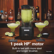 908R 44Oz Bar Blender by Hamilton Beach Commercial – 44 ounce, 0.95 liters, Metal, black, Model HBB908R