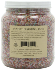 Confetti Sparkling Sugar by India Tree – 3.4 Pound (Pack of 2), White, Pack of 2, Model 70215