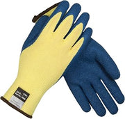 G-Tek 09-K1310/L, Seamless Knit DuPont™ Kevlar® Glove with Latex Coated Crinkle Grip on Palm & Fingers
