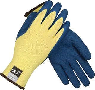 G-Tek 09-K1310/L, Seamless Knit DuPont™ Kevlar® Glove with Latex Coated Crinkle Grip on Palm & Fingers