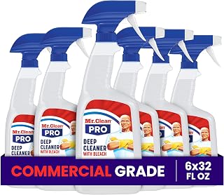 Mr. Clean PRO Deep Cleaner w/Bleach Spray, Commercial Use (32 oz, 6 pack)
