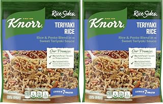 Knorr Rice Sides For a Tasty Rice Side Dish Teriyaki No Artificial Flavors, No_Preservatives, No_Added MSG, 5.4 oz (Pack of 2)