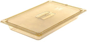StorPlus Handled Lid by Carlisle FoodService Products – Full Size (Pack of 1), 0.0 ounces, Polycarbonate, Amber, Model 10410U13