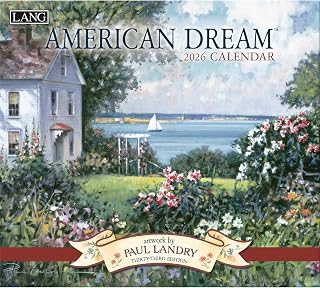 LANG AMERICAN DREAM 2026 Wall Calendar - Made in USA