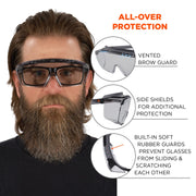 Ergodyne In/Outdoor Lens / One Size / In/Outdoor Lens Matte Black Frame Safety Glasses