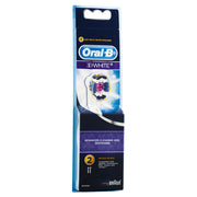 3D White Replacement Electric Toothbrush Heads Refills by Oral-B – 2 Count (Pack of 1), Nylon, White, Model EB18-1