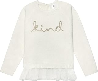 Gerber Baby & Toddler Girls Sweater with Tulle Trim