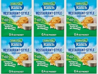 Hidden Valley Original Ranch Buttermilk Recipe Salad Dressing and Seasoning Mix, Six 0.40 Ounce Packets (2.4 Ounces Total)