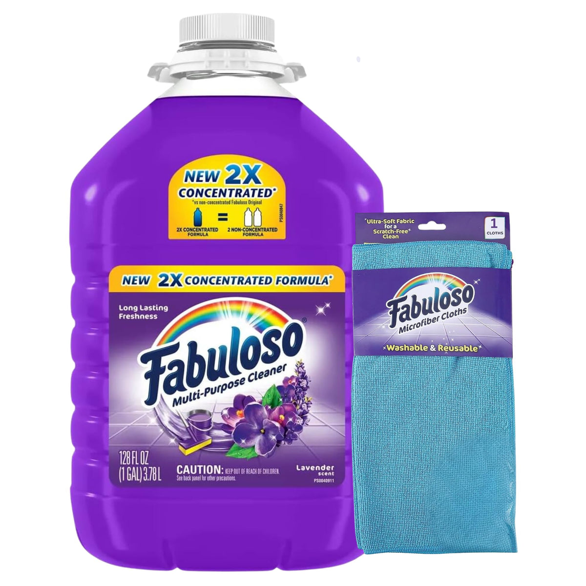 Multi-Purpose Cleaner 2x Concentrated Formula - 128 fl oz by Fabuloso – Commercial Grade