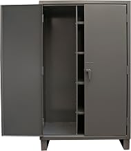 Durham Extra Heavy Duty Welded 12 Gauge Steel Lockable Maintenance Cabinet, HDJC244878-4S95, 1375 lbs Shelf Capacity, 24" Length x 48" Width x 78" Height, 4 Shelves