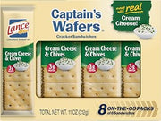 Lance Captain's Wafers, Cream Cheese and Chives (40 pk.)