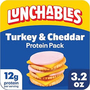Lunchables Protein Pack, Turkey & Cheddar, 3.2 oz Pack