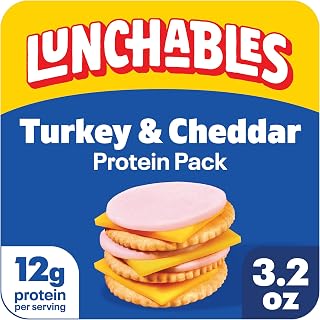 Lunchables Protein Pack, Turkey & Cheddar, 3.2 oz Pack