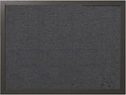 MasterVision Bulletin Board, 18" x 24", Dark Fabric Message Board, Black MDF Frame