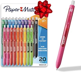 Paper Mate InkJoy Gel Pens, Medium Point (0.7mm), Assorted Colors, 60 Count - Back to School Supplies, Teacher Essentials, Journaling, Writing, Note-Taking, Pack of 3