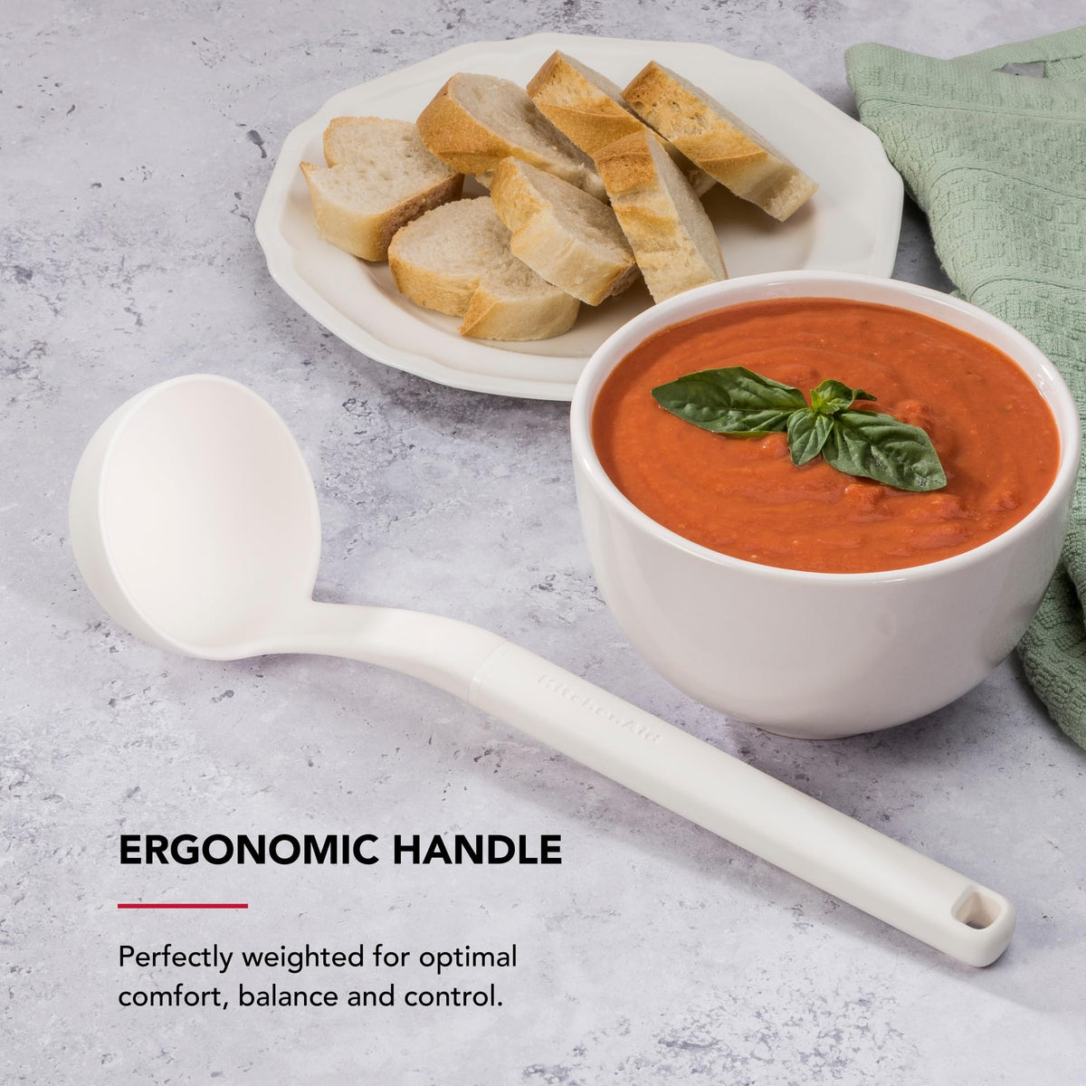 KitchenAid Porcelain White / 12.3-Inch / Everyday Ladles