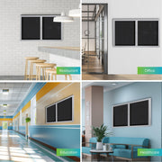 Ghent 36" x 60" / Black / Modern Bulletin Boards