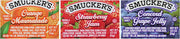 Smuckers Assortment 5 Jelly, 1/2 Ounce -- 200 per case.