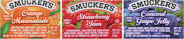 Smuckers Assortment 5 Jelly, 1/2 Ounce -- 200 per case.