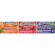 Smuckers Assortment 5 Jelly by Smucker's – 0.5 oz, Pack of 200, Model 5150000800