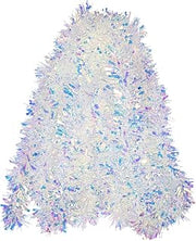 20ft/6m Christmas Tinsel Garland Iridescent Metallic Hanging Garland for Christmas Tree Fireplace Mantle Home Decoration