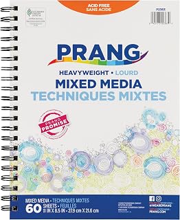 Prang (Formerly Art Street) Mixed Media Journal | Heavyweight, 8.5" x 11", 60 Sheets