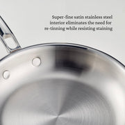 CopperBond® Aura™ 12.5" Professional Copper Skillet by Hestan – 12.5 Inches, 3.5 quarts, Copper, Model 31849