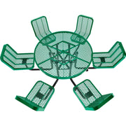 Global Industrial Green / 46" Dia. x 29" H / Industrial Picnic Tables