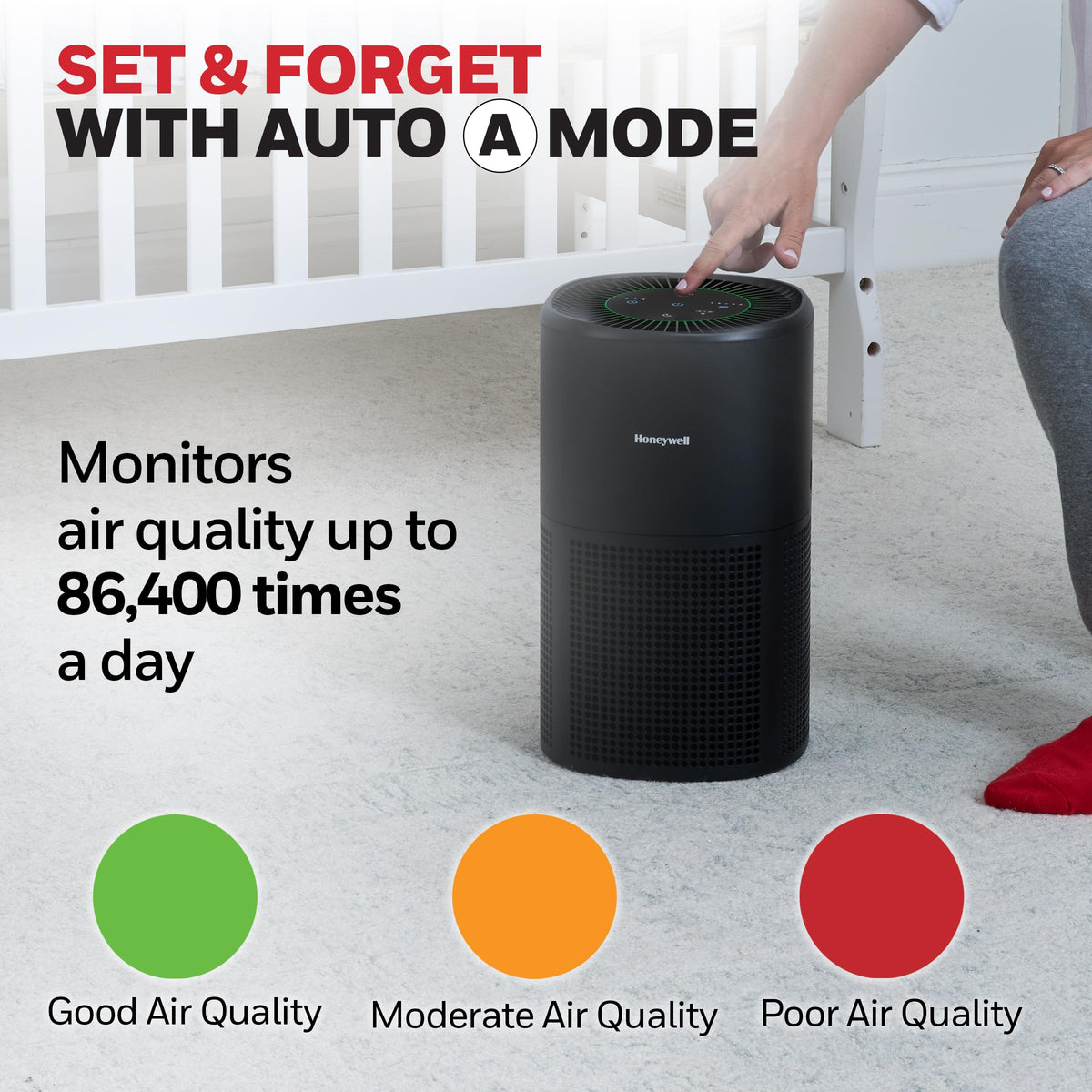 Honeywell Black / Large / 1 HEPA Air Purifiers