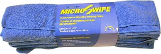Ettore 84410 MicroSwipe All-Purpose Microfiber Cleaning Cloth, Size 16" by 16", Blue (Pack of 60)