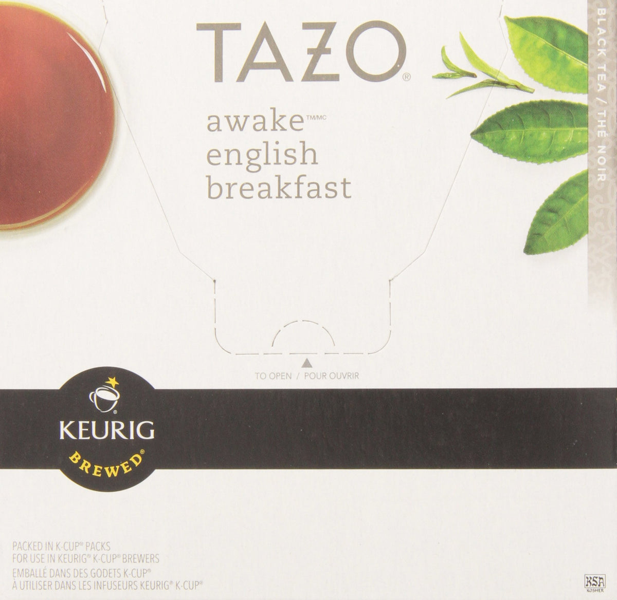 Awake Tea - 16 ct by TAZO – 16 Count (Pack of 1), black, Pack of 16, Model 110823