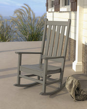 ® Vineyard Porch Rocking Chair in Navy by Polywood – 34.25in. x 27.25in. x 45.88in., High Density Polyethylene (HDPE), Navy, Model R140NV