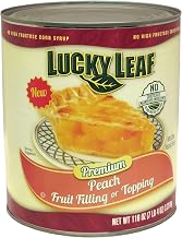 Lucky Leaf Premium Clean Label Peach Fruit Filling Or Topping, 116 Ounce -- 3 per case.