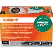 Dunkin' Decaf Medium Roast / 10 Count (Pack of 6) / 1 Single-Serve Capsules & Pods