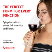 Salute Champagne Flutes by Spiegelau – 4 Count (Pack of 1), 7.1 ounces, Glass (Lead-free Crystal), Champagne Glasses, Model 4720175
