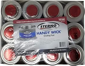 Sterno Handy Wick Chafing Fuel 7.41 FL OZ Each 12 Cans Pack