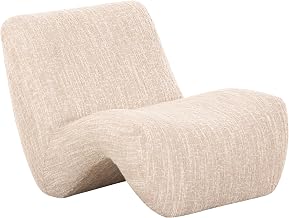 Spiro Modern Beige Fabric Accent Chair