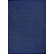 Endurance Solid Colored Area Rug in Color Midnight Sky by Joy Carpets – 4' x 6' (Rectangular), Polyester, Midnight Sky, Model 80N-03