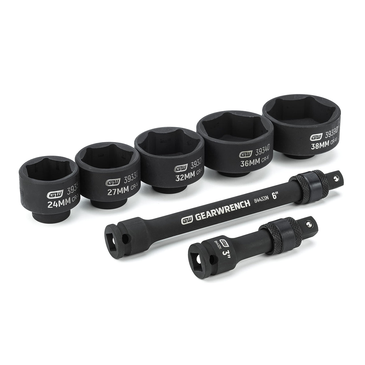 6 Pc. Oil Canister Socket Set Service Kit by GEARWRENCH – Alloy Steel, Black, Model 41890
