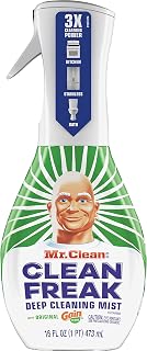 Mr. Clean Clean Freak Deep Cleaning Mist Multi-Surface Spray, Gain Original, 16 Oz Spray Bottle, 6/Carton