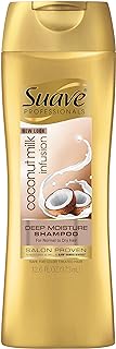 Unilever Suave Professionals Deep Moisture Shampoo, Coconut Milk Infusion 12.6 oz