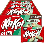 Kit Kat DUOS Dark Chocolate Mint Wafer King Size, Candy Bars, 3 oz (24 Count)