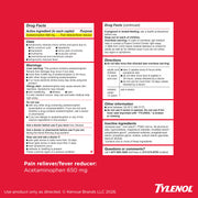 Tylenol 24 Count / White / Muscle Aches Tablets-24 ct Acetaminophen