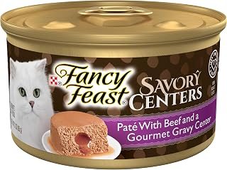 Purina Fancy Feast Savory Centers Salmon Pate (24 Pack) 3 oz Cans