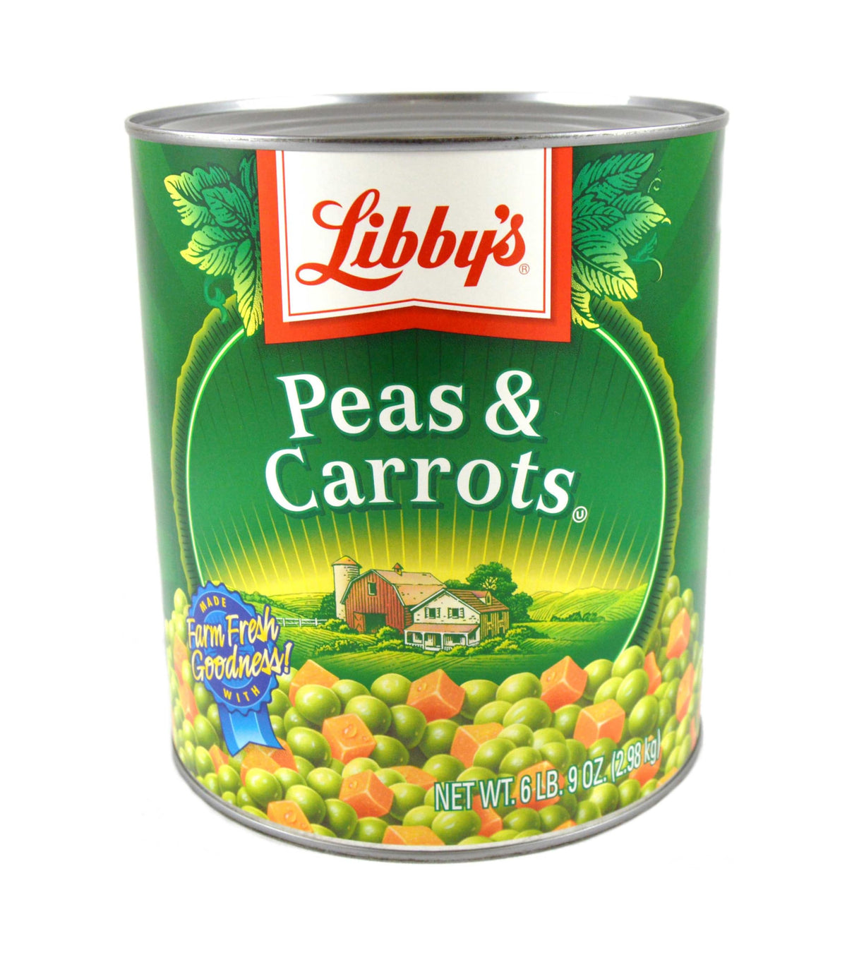 Libby Peas and Carrots - no. 10 can by Seneca Foods Corporation – 12.5 x 18.75 x 7.25 inches, Pack of 6