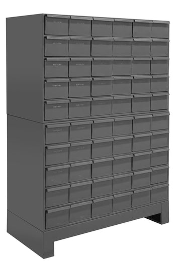 60 Drawer Cabinet 11 ASY. Unit by Durham – One Size, Blend, Grey, Model 025-95