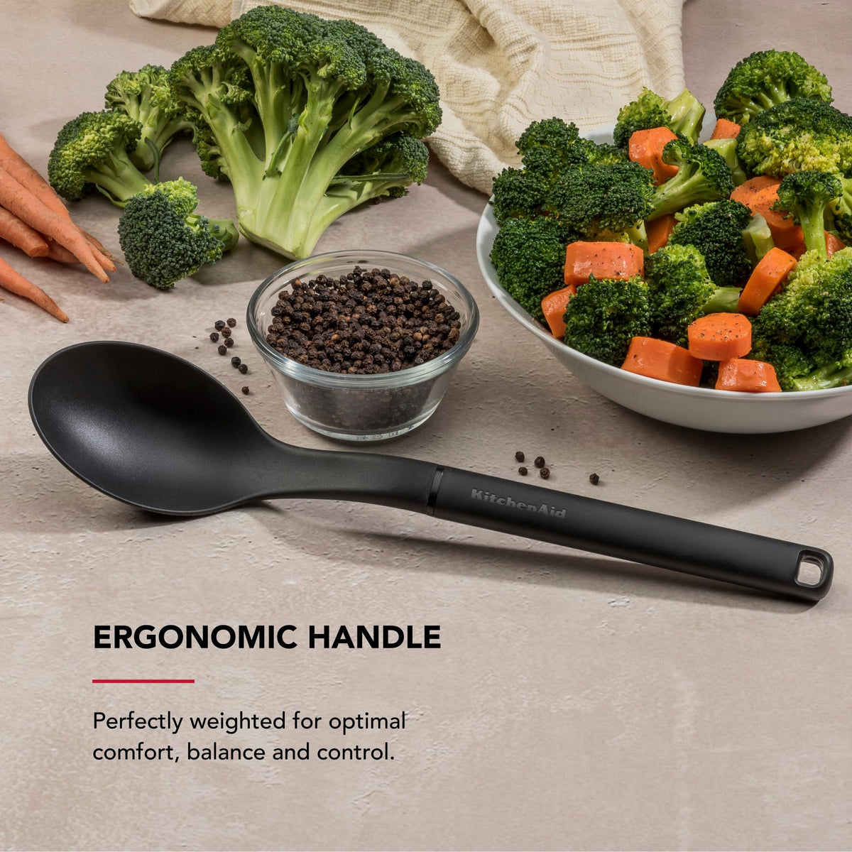 KitchenAid Black / 13.6-Inch / 1 Cooking Spoons